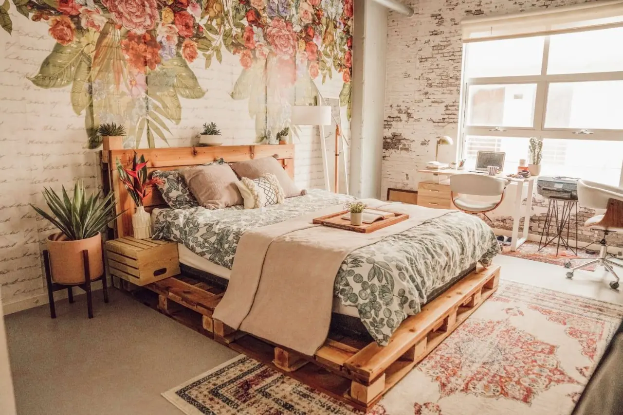 Ý tưởng giường Pallet DIY (P1)