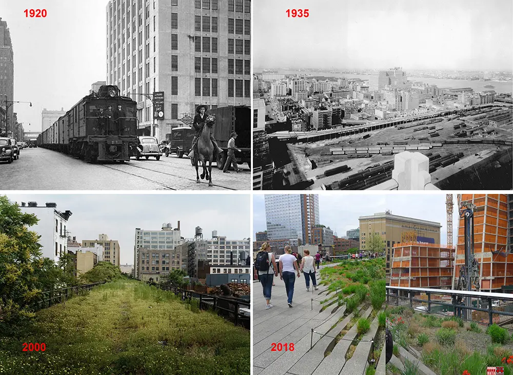 Cầu cạn High Line ở New York (Mỹ)