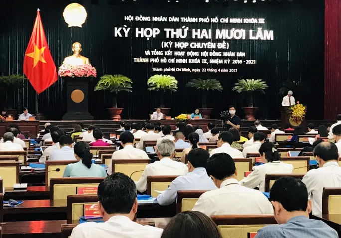 Kỳ họp HĐND TP HCM lần thứ 25 khai mạc sáng 22-4
