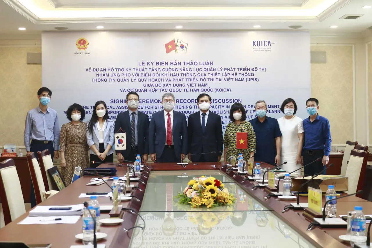 Bộ Xây dựng và KOICA ký kết Biên bản thảo luận về dự án Hỗ trợ kỹ thuật tăng cường năng lực quản lý phát triển đô thị