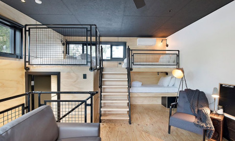 Phòng ngủ nhỏ mang phong cách công nghiệp (P1)