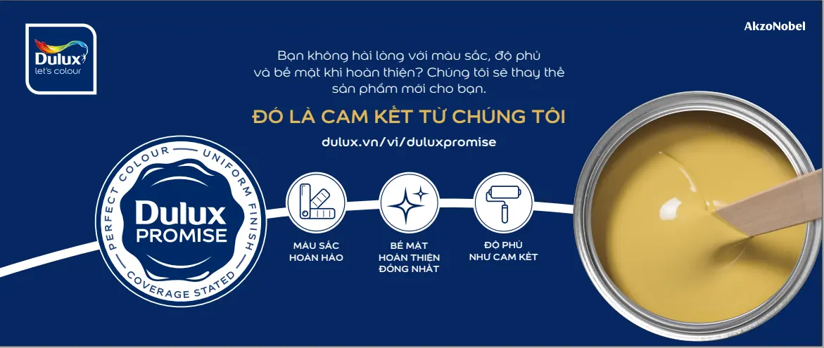 AkzoNobel giới thiệu chương trình “DULUX PROMISE – CAM KẾT 3 CHUẨN”