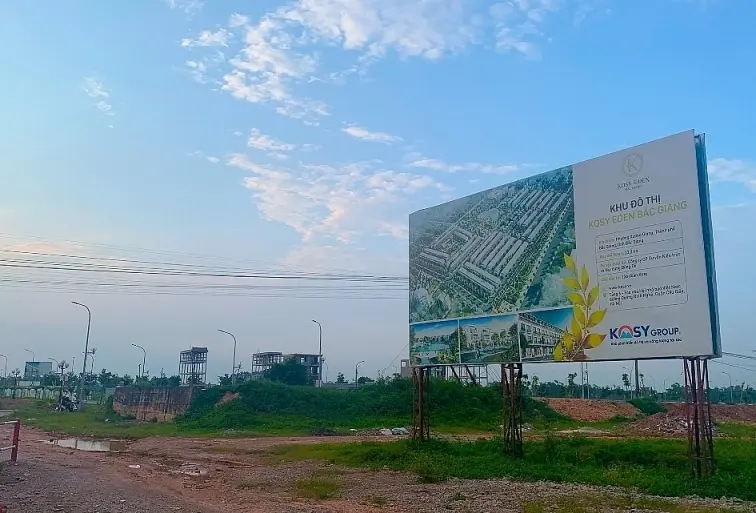 Đề xuất phạt chủ dự án khu đô thị mới Kosy (Bắc Giang) 250 triệu đồng (Ảnh: Xây dựng)