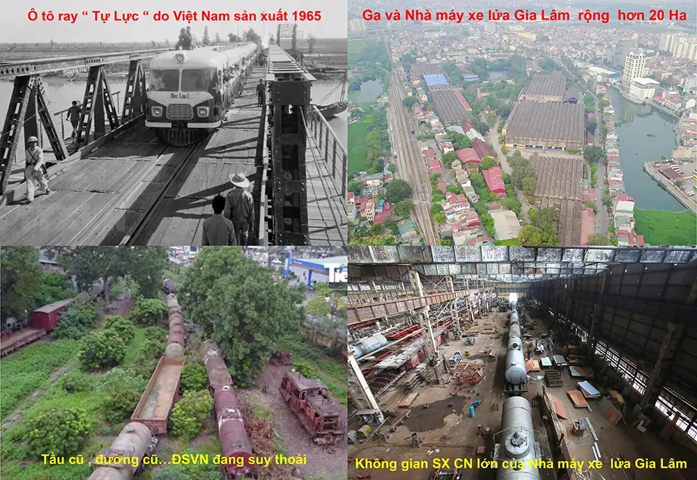 Việt Nam chế tạo ô tô ray từ năm 1965; Cơ sở hạ tầng ĐSVN giá trị lớn nhưng sử dụng chưa hiệu quả