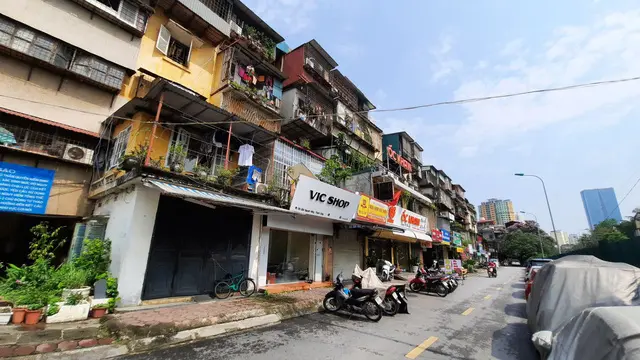 Hà Nội sẽ cải tạo, xây dựng lại 3 khu chung cư cũ có nhà nguy hiểm cấp D (Ảnh: Chung cư cũ Thành Công)