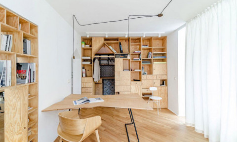 Ứng dụng của gỗ dán trong thiết kế nội thất