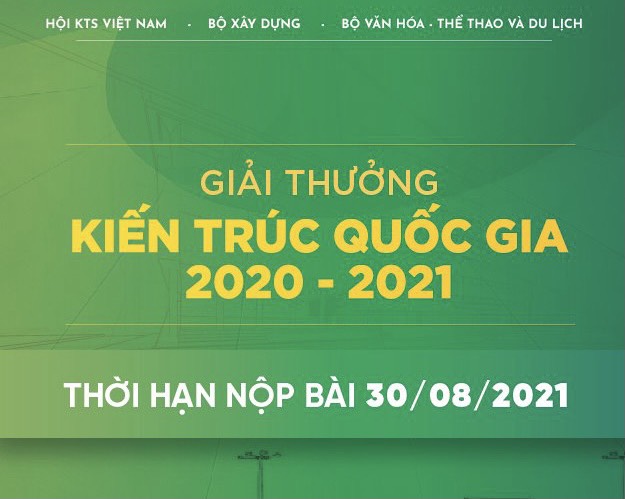Thông báo số 3 Giải thưởng Kiến trúc Quốc gia 2021