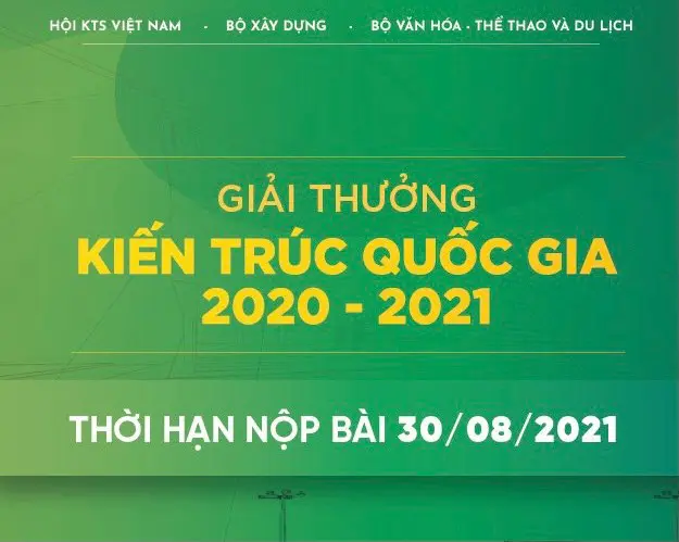 Thông báo số 3 Giải thưởng Kiến trúc Quốc gia 2021