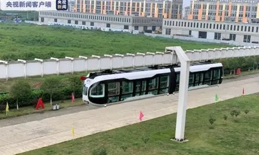 Tàu điện trên không chạy bằng năng lượng tái tạo đầu tiên trên thế giới ra mắt ở Thành Đô
