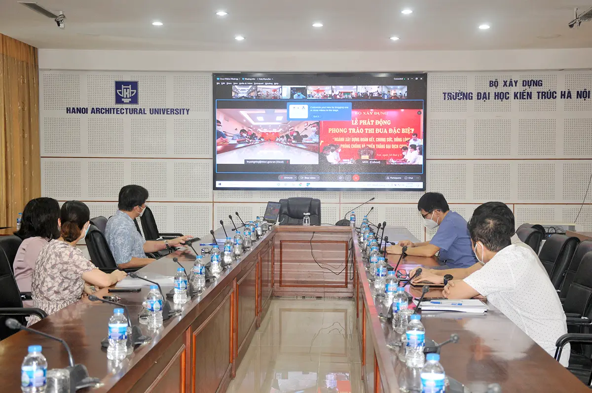 Phát động phong trào thi đua đặc biệt “Ngành Xây dựng đoàn kết, chung sức, đồng lòng thi đua phòng, chống và chiến thắng đại dịch Covid-19 COVID-19”