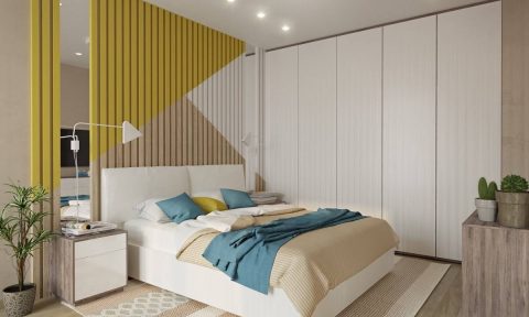 Tăng thẩm mỹ cho phòng ngủ nhờ vách gỗ ốp tường (P2)