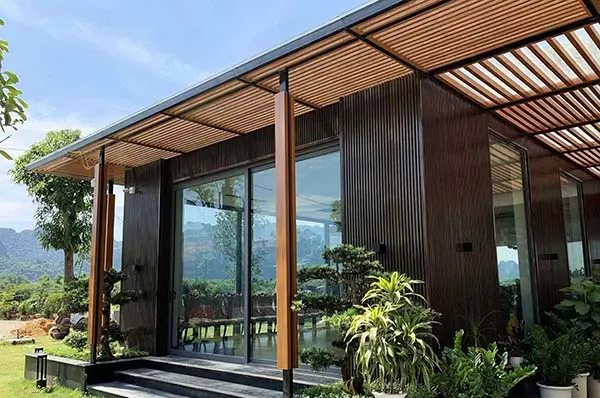 Những gợi ý tấm ốp tường dành cho ngoại thất ngoài trời