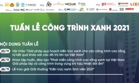 Sự kiện Tuần lễ Công trình Xanh Việt Nam 2021