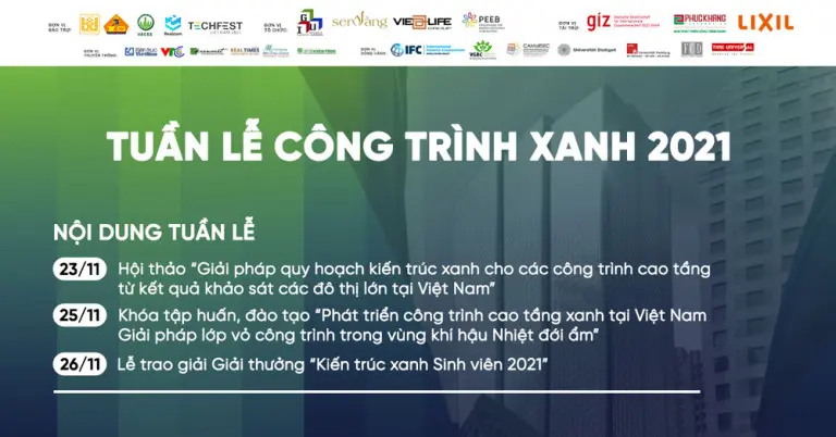 Sự kiện Tuần lễ Công trình Xanh Việt Nam 2021