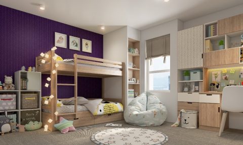 Ý tưởng thiết kế phòng ngủ cho các bé (P2)