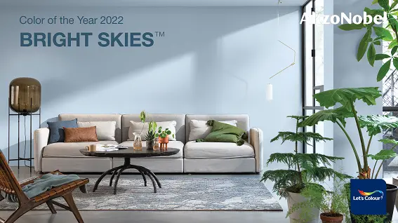 AkzoNobel mang hơi thở bình thường mới vào ngôi nhà của bạn  với Màu Dulux của Năm 2022