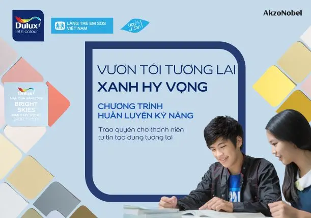 AkzoNobel đào tạo kỹ năng, hỗ trợ thanh thiếu niên làng trẻ SOS chuẩn bị hành trang nghề nghiệp