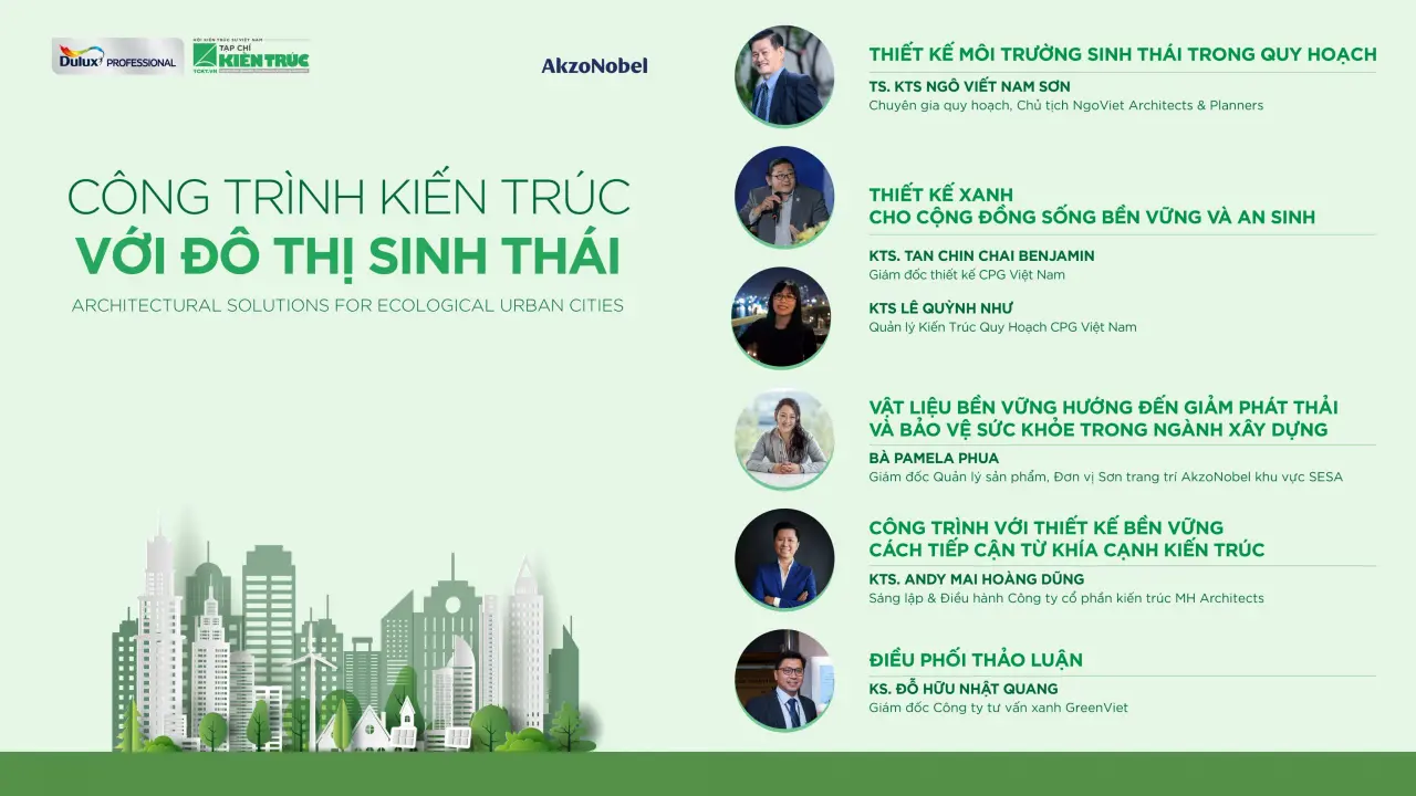 Giải pháp kiến trúc và quy hoạch cho các đô thị sinh thái hướng tới tương lai bền vững