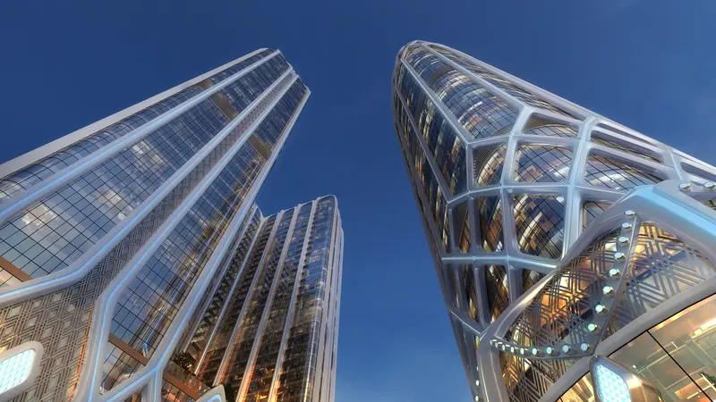Kết cấu Diagrid phô diễn vẻ đẹp của những tòa tháp biểu tượng