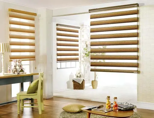 Rèm cầu vồng mang lại không gian sống hiện đại