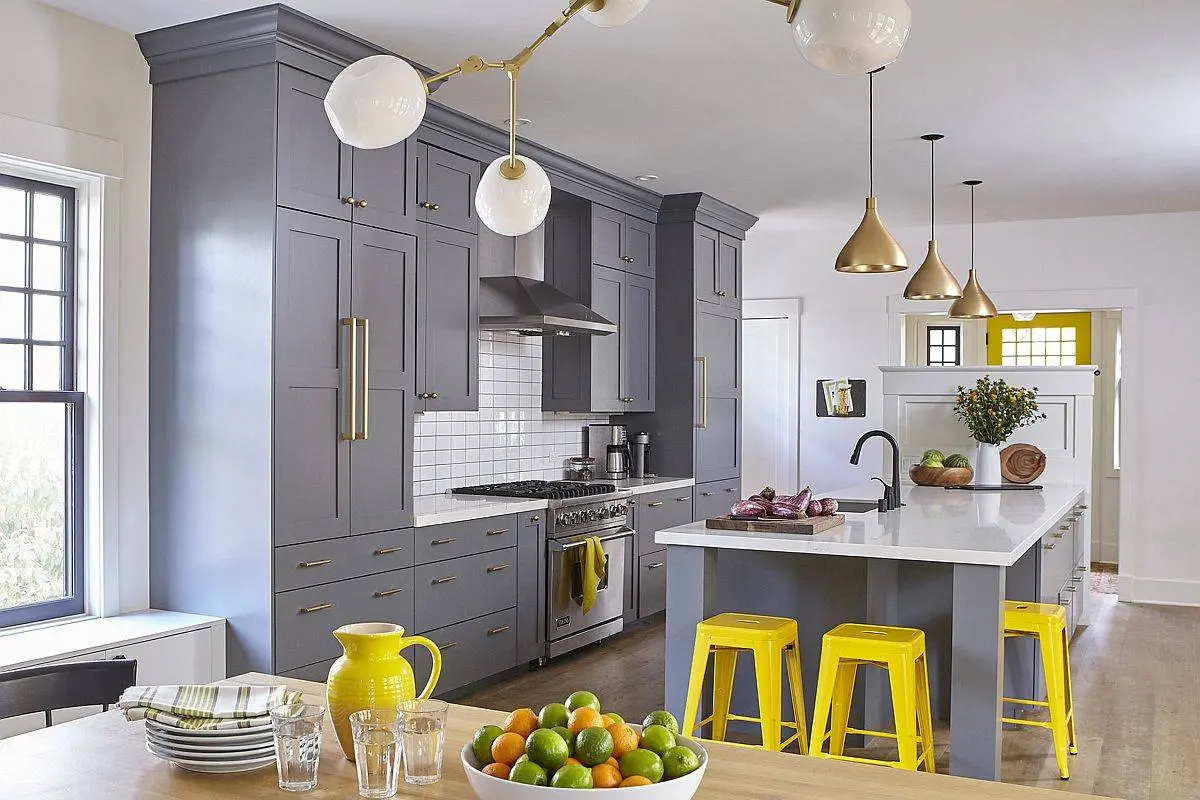 Bảng màu bắt mắt và sang trọng cho nhà bếp hiện đại