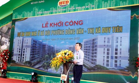 Khởi công khu nhà ở xã hội quy mô 564 căn hộ tại Hà Nam