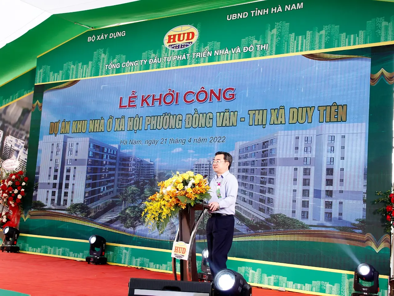 Khởi công khu nhà ở xã hội quy mô 564 căn hộ tại Hà Nam