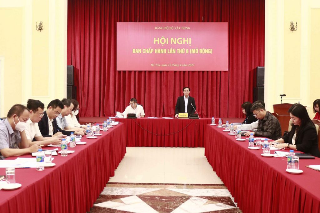 Đảng ủy Bộ Xây dựng đẩy nhanh tiến độ thực hiện các nhiệm vụ trọng tâm của Quý II/2022