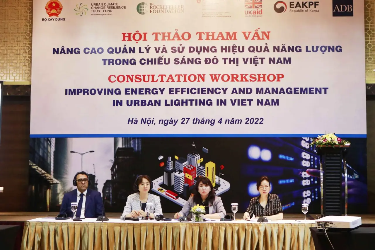 Hội thảo tham vấn “Nâng cao quản lý và sử dụng hiệu quả năng lượng trong chiếu sáng đô thị Việt Nam”