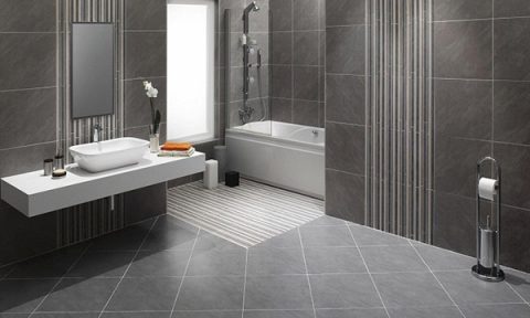 Những mặt sàn phù hợp với thiết kế phòng tắm