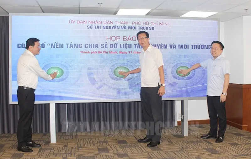 TPHCM công bố “Nền tảng chia sẻ dữ liệu tài nguyên và môi trường”