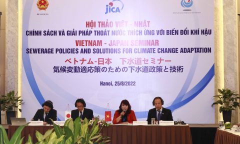 Hội thảo Việt – Nhật về Chính sách và giải pháp thoát nước thích ứng với biến đổi khí hậu