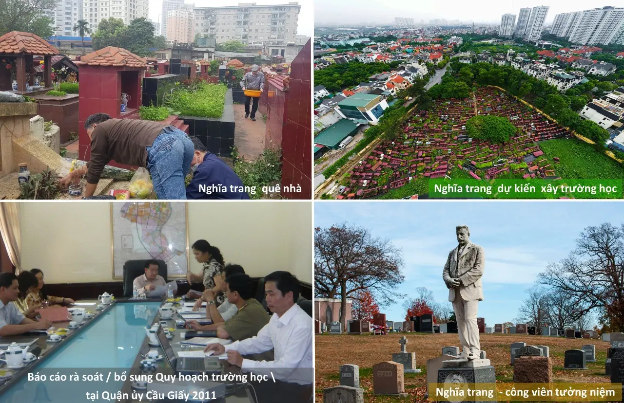 Trớ trêu việc đất nghĩa trang bị quy hoạch để xây… trường học