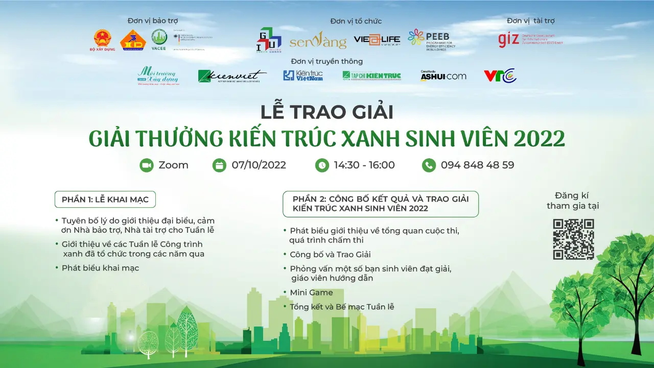 Giải thưởng “Kiến trúc xanh sinh viên 2022”