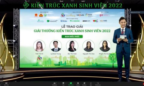 Sinh viên Đại học Kiến trúc Hà Nội đạt Giải Nhất cuộc thi Kiến trúc xanh sinh viên 2022