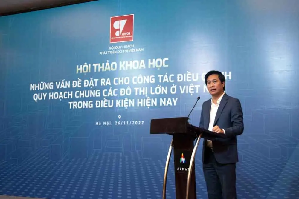 Những vấn đề đặt ra cho công tác điều chỉnh quy hoạch chung các đô thị lớn ở Việt Nam trong điều kiện hiện nay