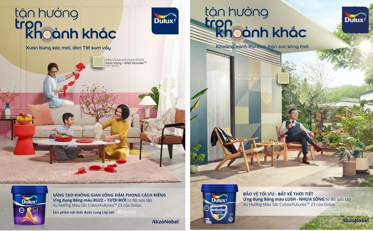 Chiến dịch “Tận hưởng trọn khoảnh khắc” của Dulux “khoác áo mới” cho những ngôi nhà Việt