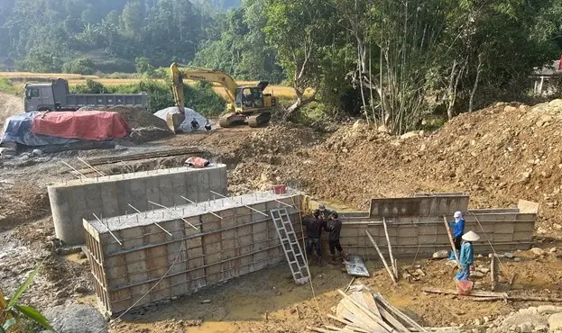 Tràng Định (Lạng Sơn): Sở Xây dựng chỉ đạo đẩy nhanh tiến độ tại dự án đường giao thông tại xã Kim Đồng