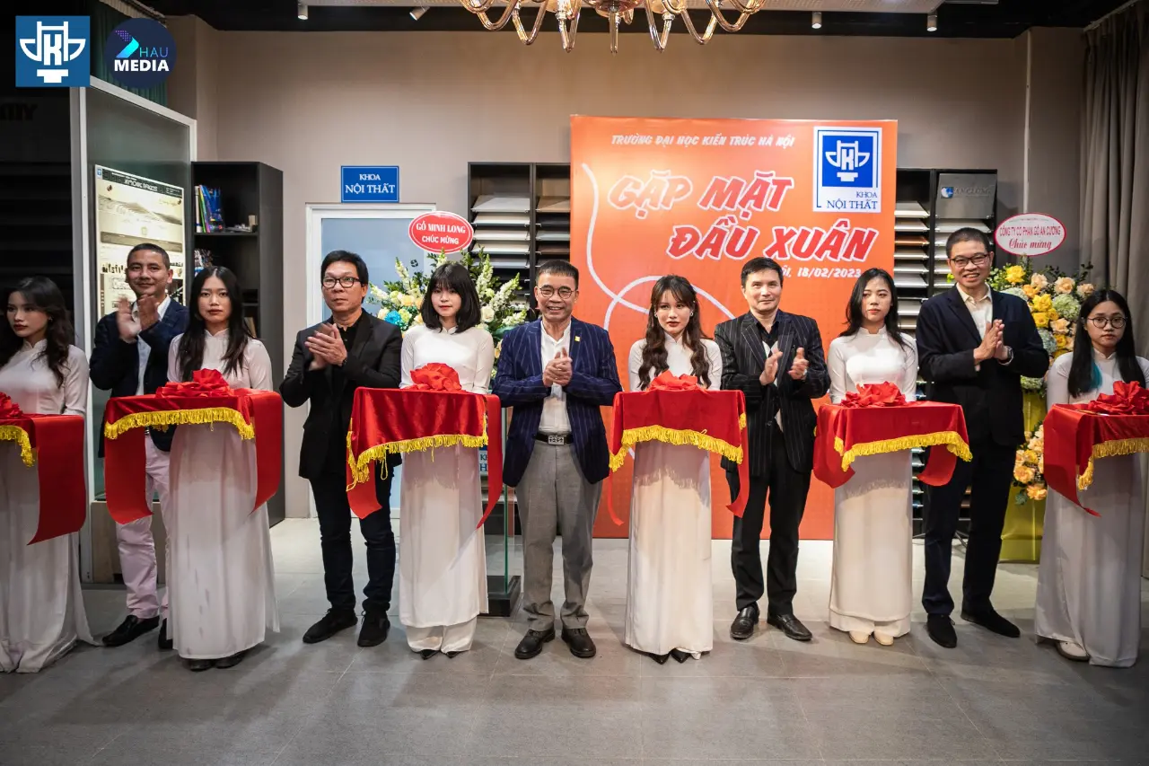 Trường Đại học Kiến trúc Hà Nội khánh thành Không gian đa năng Khoa Nội thất