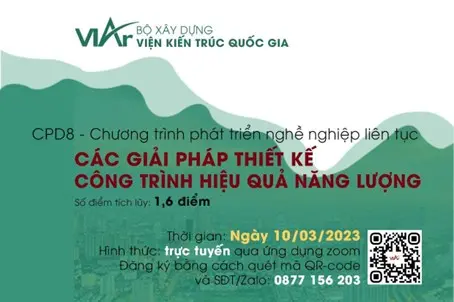 Chương trình phát triển nghề nghiệp liên tục dành cho Kiến trúc sư