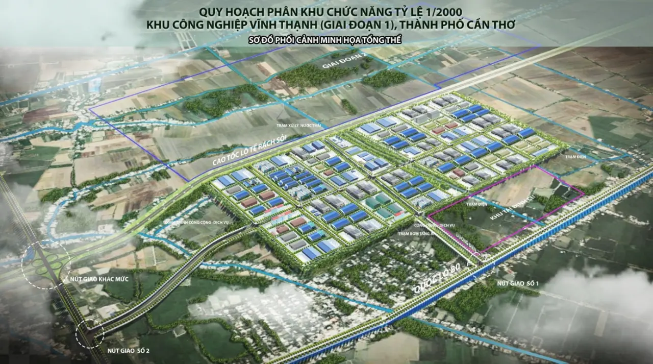 Cần Thơ trình Đồ án quy hoạch Khu công nghiệp gần 300ha