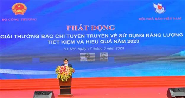 Phát động Giải thưởng Báo chí tuyên truyền về sử dụng năng lượng tiết kiệm và hiệu quả năm 2023