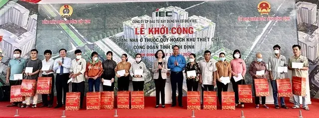 Bình Định: Khởi công dự án nhà ở cho công nhân