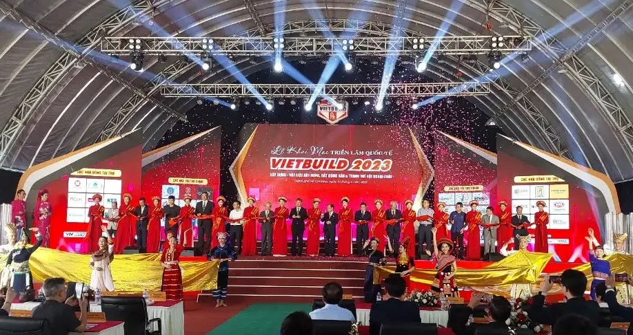 Hơn 2.000 gian hành quy tụ tại Triển lãm quốc tế Vietbuild TP.HCM lần thứ 2 năm 2023