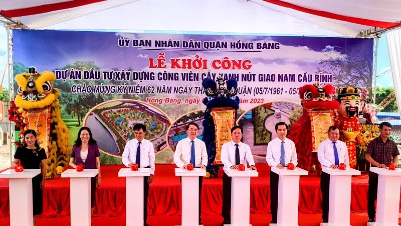 Hải Phòng xây dựng công viên cây xanh rộng 2,2ha