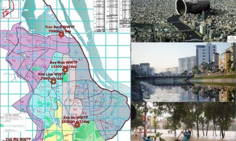 Nhìn lại sau 10 năm thực hiện chiến lược Phát triển KT-XH Hà Nội 2012-2022  Bài 3: Các dự án  thoát nước và xử lý nước thải Hà Nội trong hơn 20 năm qua và 10 năm tới