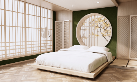 Cách tạo một phòng ngủ truyền thống của Nhật Bản (P1)