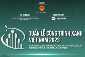Tuần lễ Công trình Xanh Việt Nam 2023: Giải pháp thúc đẩy chuyển đổi Xanh ngành Xây dựng