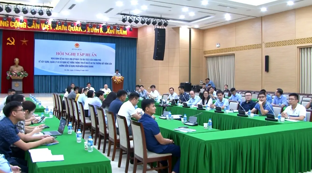 Tập huấn Nghị định số 44/2022/NĐ-CP về sử dụng hệ thống thông tin nhà ở, bất động sản