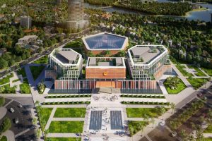 Ấn tượng phương án kiến trúc khu trung tâm hành chính mới Khánh Hòa